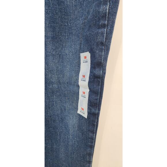 New NWT Old Navy High Rise O.G. Loose Secret Smooth Pockets Jeans Size 16 Dark - Picture 8 of 10